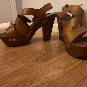 Brown heels